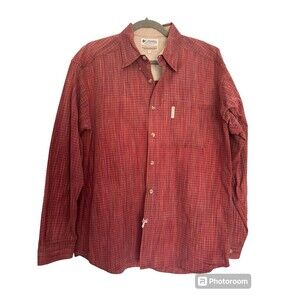 Columbia Long Sleeve Mens Button Down Shirt‎ Size Medium